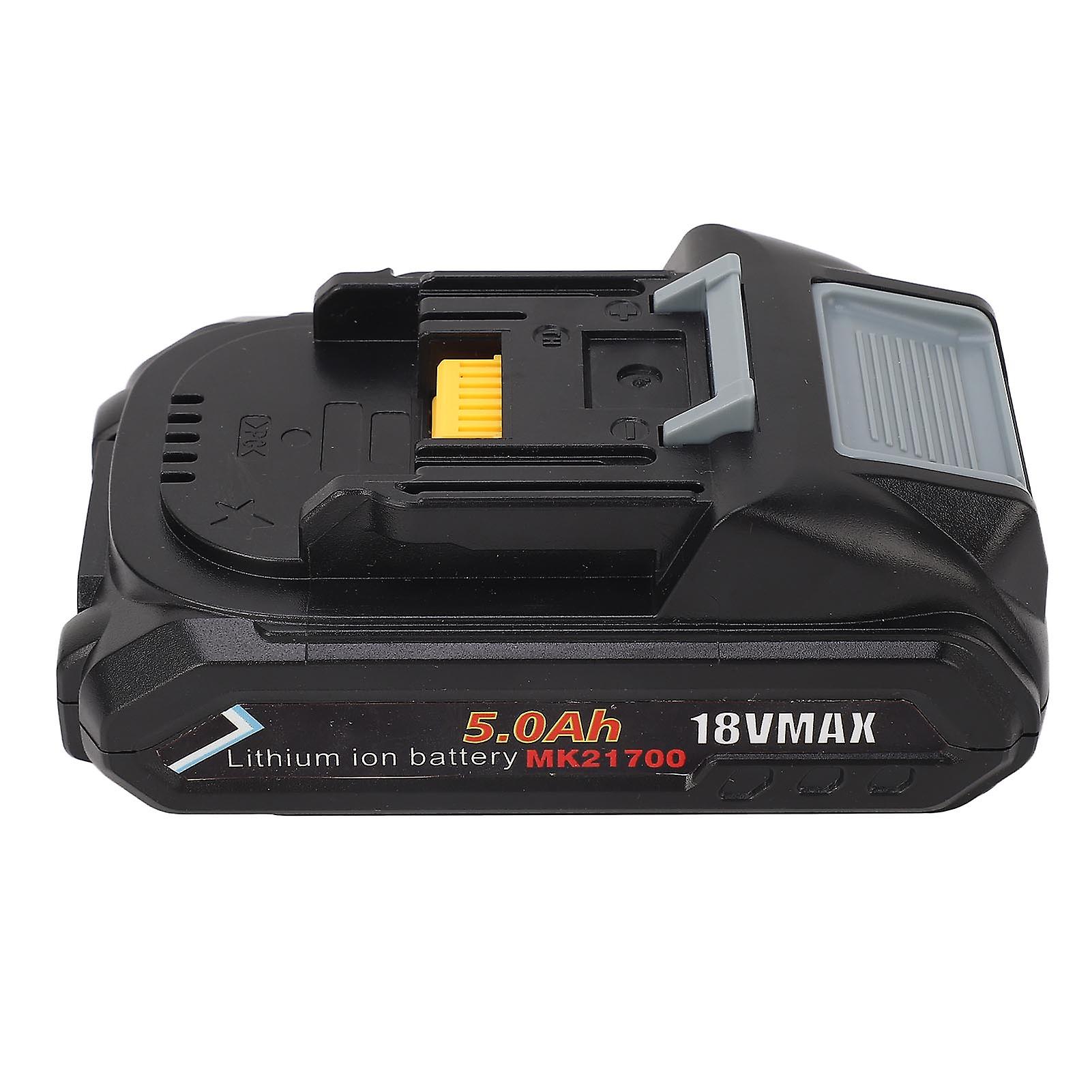 18V 5.0Ah Power Tool Battery, 21700 Battery Lithium ion Battery Replacement Electric Tool Battery Cordless Tool Power Battery Replacement with