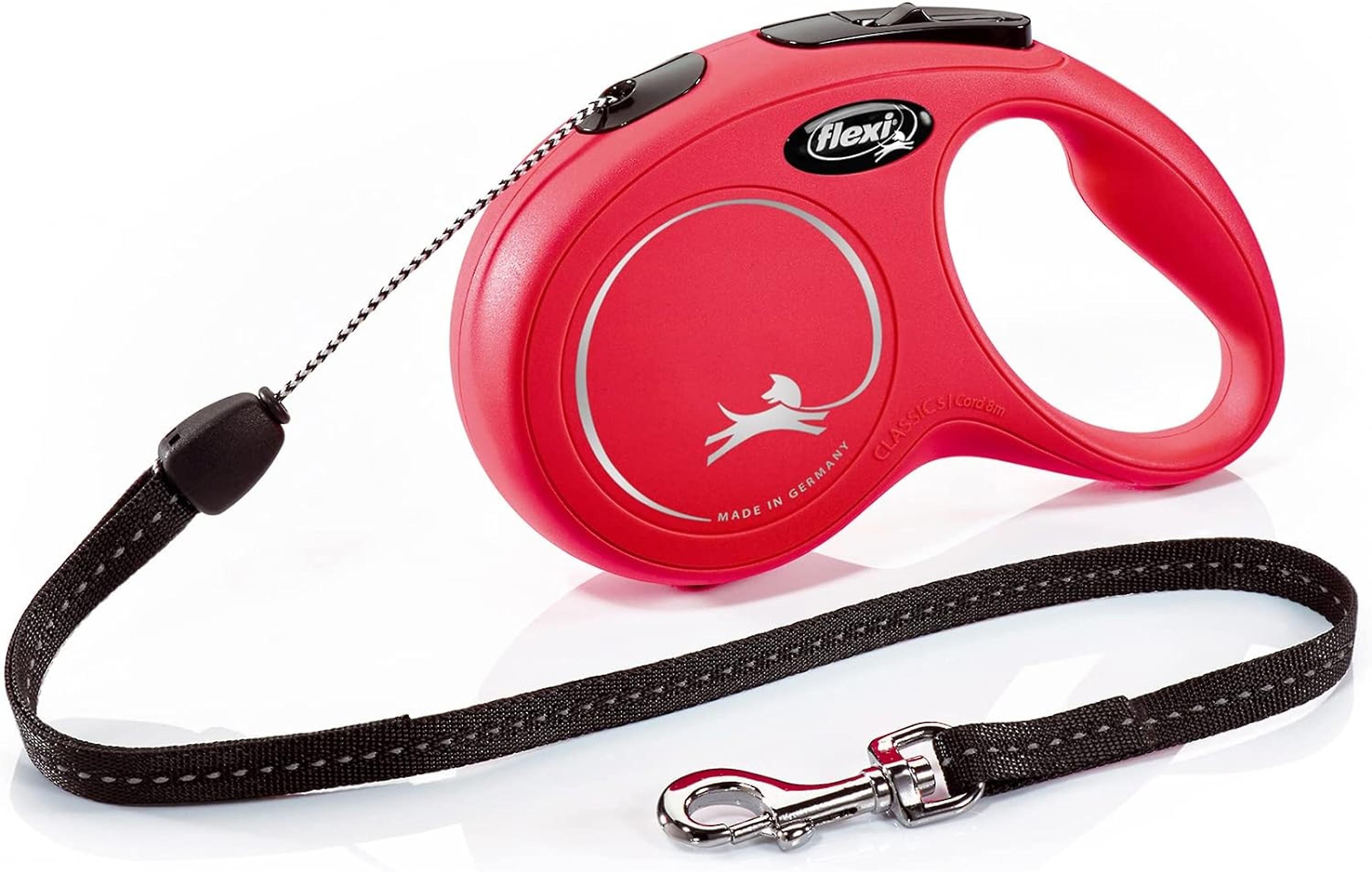 Flexi New Classic S Cord 8m Red Dog Leash