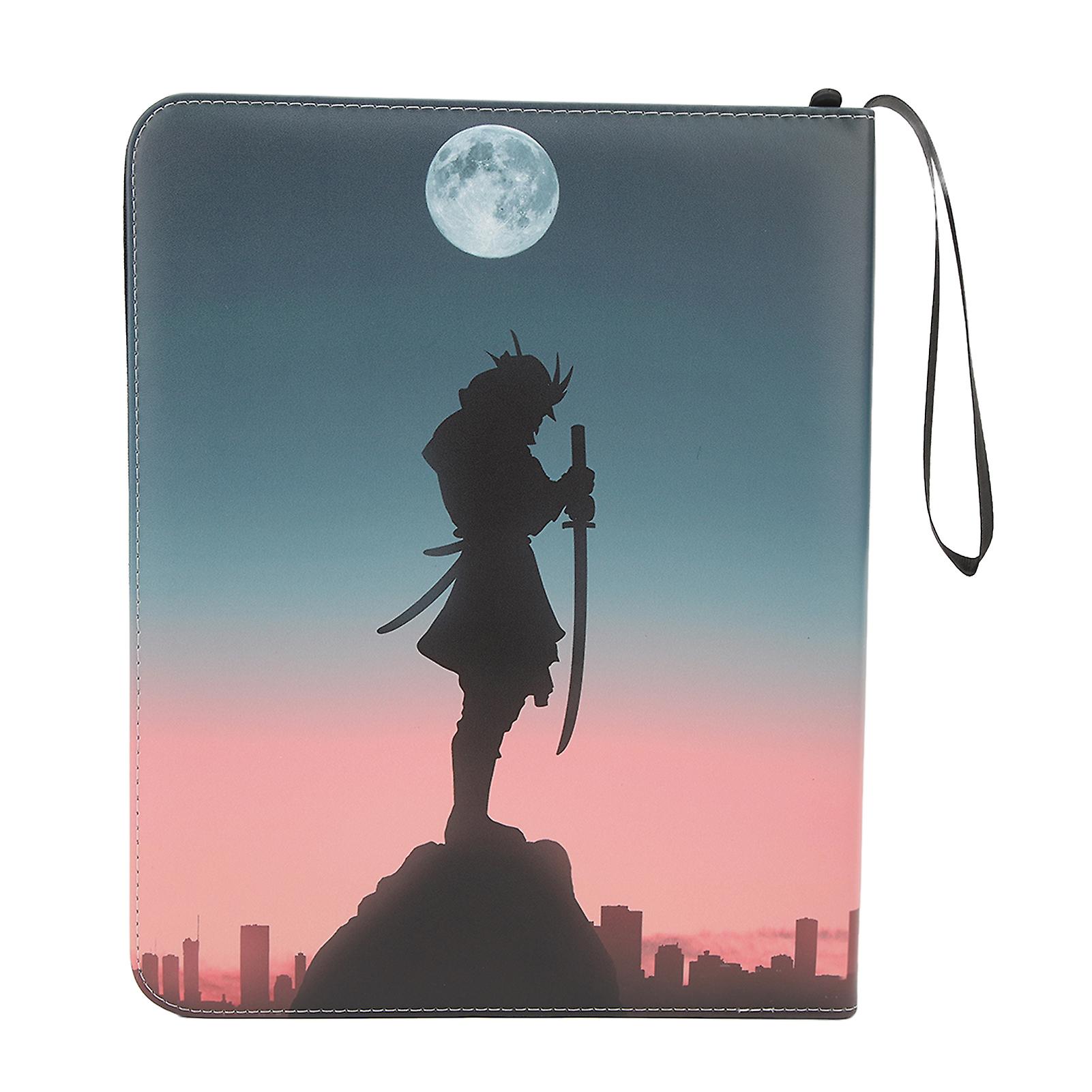 Card Binder 9 Pockets Trading Card Album Folder Holds 900 Cards Card Collection Binder Photocard Binder for Display Warrior Type