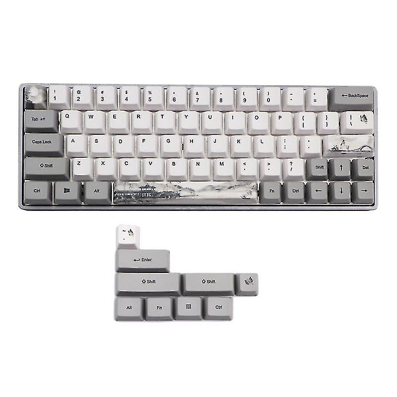 61+11 Keys Oem Pbt Keycaps Full Set Mechanical Keyboard Keycaps Pbt Keycaps