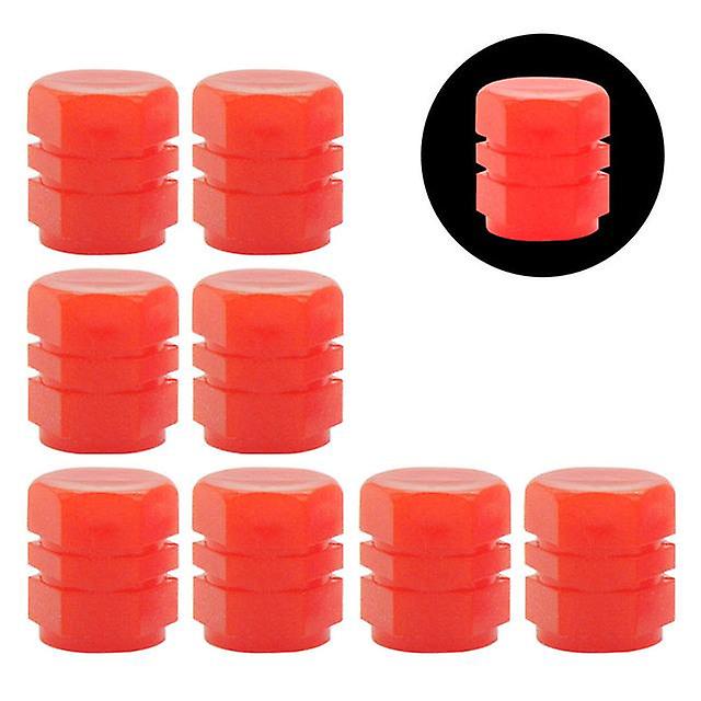 New Luminous Car Tire Valve Caps Wheel Tyre Rim Stem Covers Dustproof Waterproof for Auto Motorcycle Bicycle Glow In The Dark