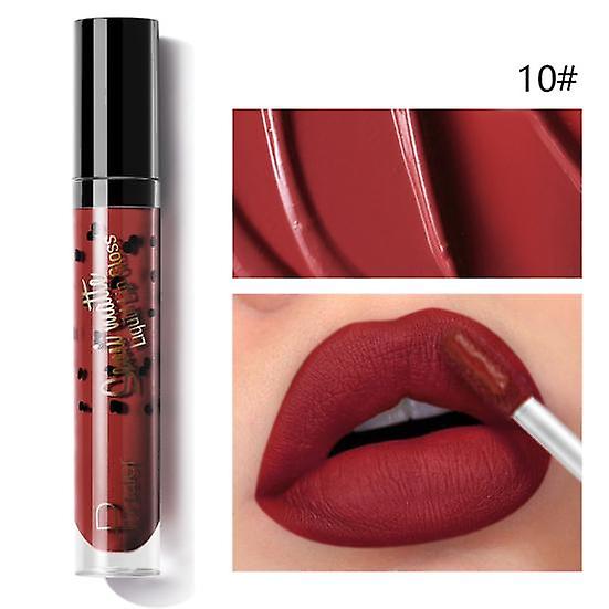 Rouge à lèvres liquide mat velours Brillant à lèvres longue durée résistant à l’eau