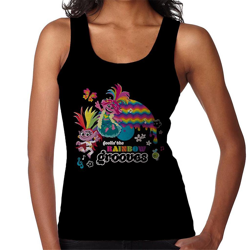 Trolls Feelin The Rainbow Grooves Women's Vest