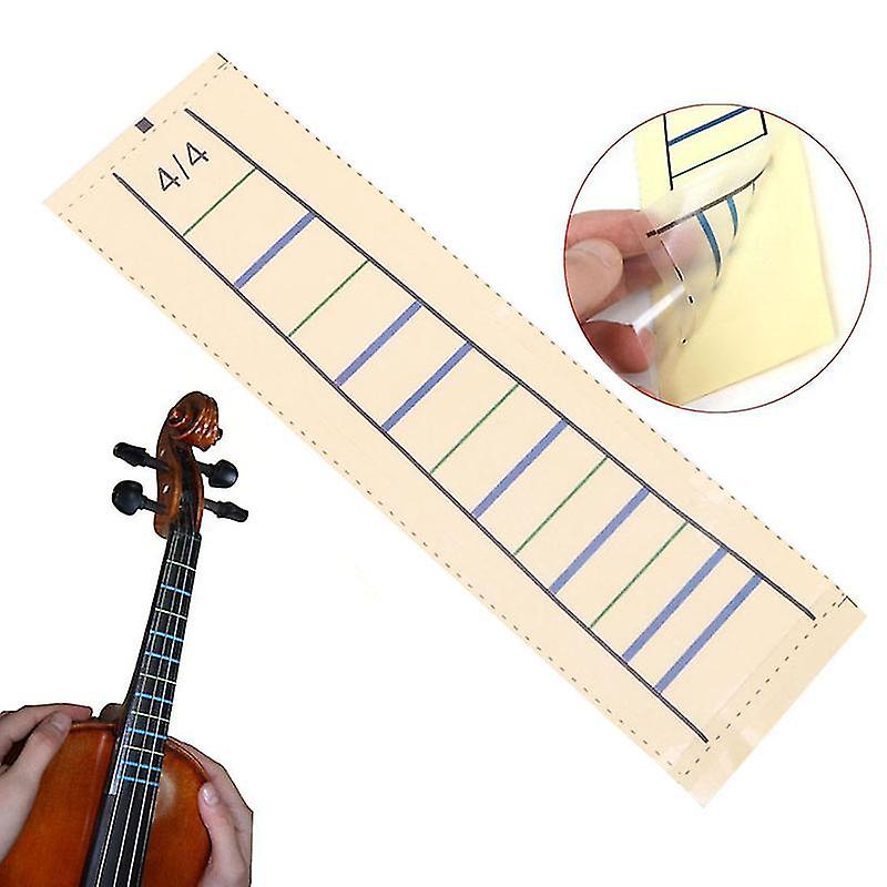 1pc Violine Griffbrett Aufkleber Tape Fiddle Fingerboard Chart Marker Finger für 4/4