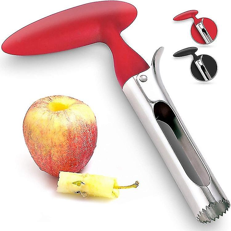 High quality apple core tool - easy to use and clean, sturdy apple core with strongly serrated tip -
