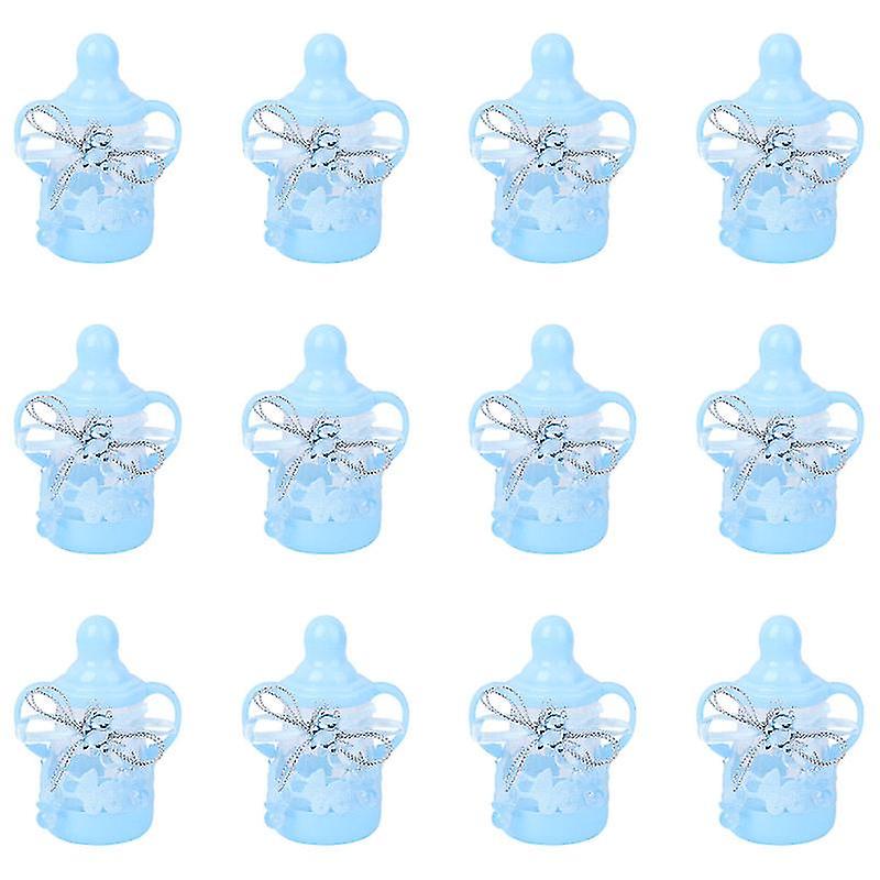 12pcs Plastic Wedding Candy Box