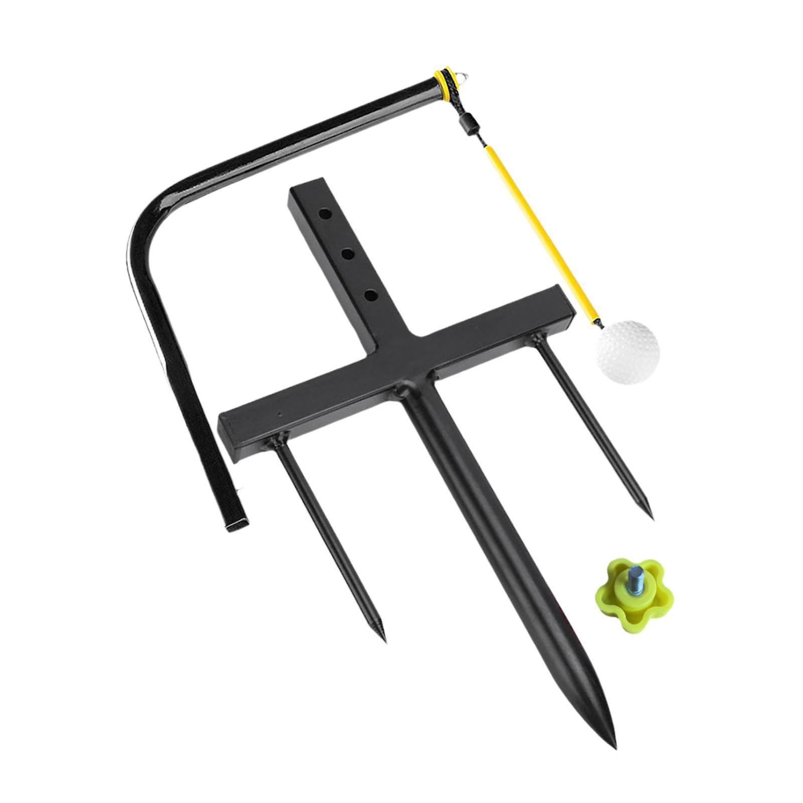 Hitting Training Equipment Practice Swing Groover Golf Swing Trainer Aid Yellow