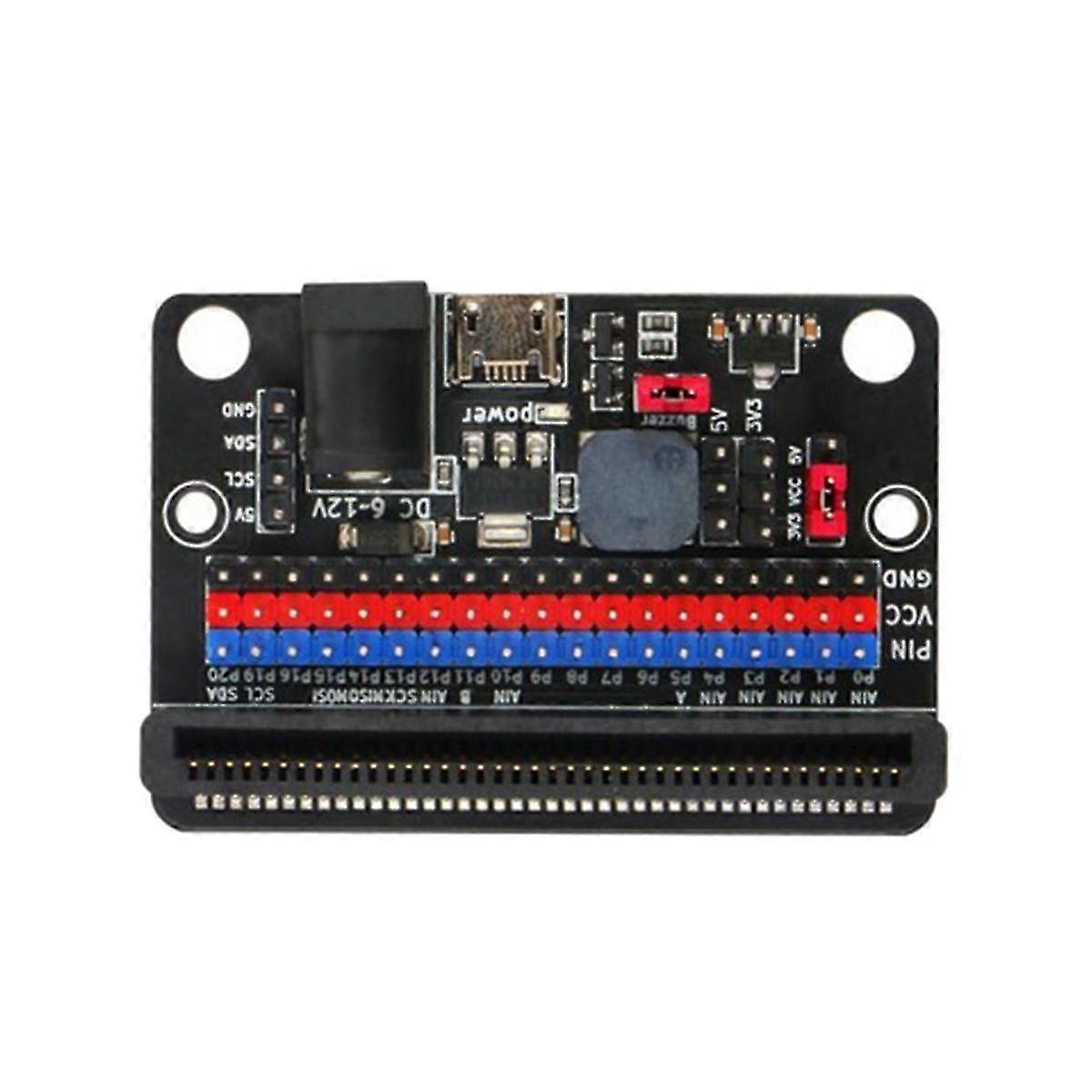 1pcs Expansion Board For Microbit Gpio Expansion Python Io:bit 5v With On Board Passive Buzzer