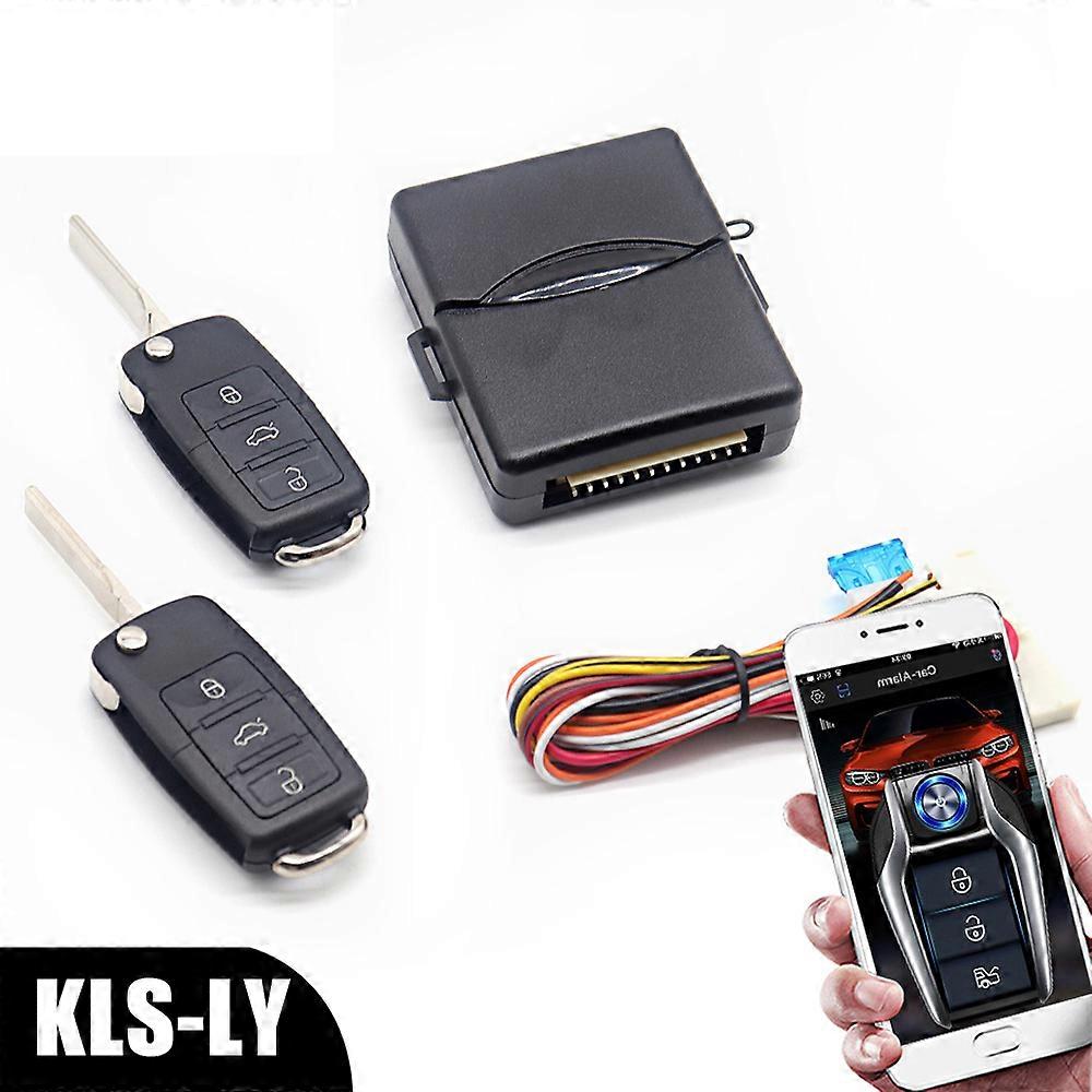 Smartphone Control Car Key Systems Key blade Universal Remote Start Kit  Start Stop less Entry System One-button Start Push Systems