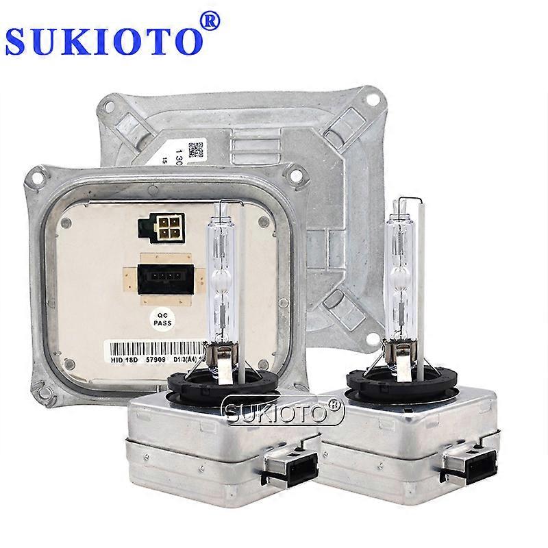 55W Car Xenon light D1S HID Bulb D1S D1R Ballast 130732915301 1307329193 130732919301 Replacment For X3 X5 E63 E64 E92