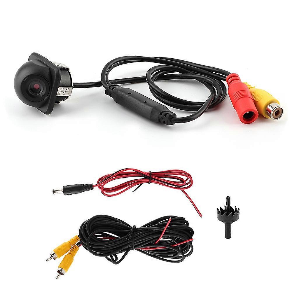 Universal Car Reversing Camera Small Straw Hat Rear View Blind Zone Night Vision Camera