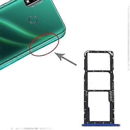 Sim Card Tray + Sim Card Tray + Micro Sd Card Tray For Huawei Y8s