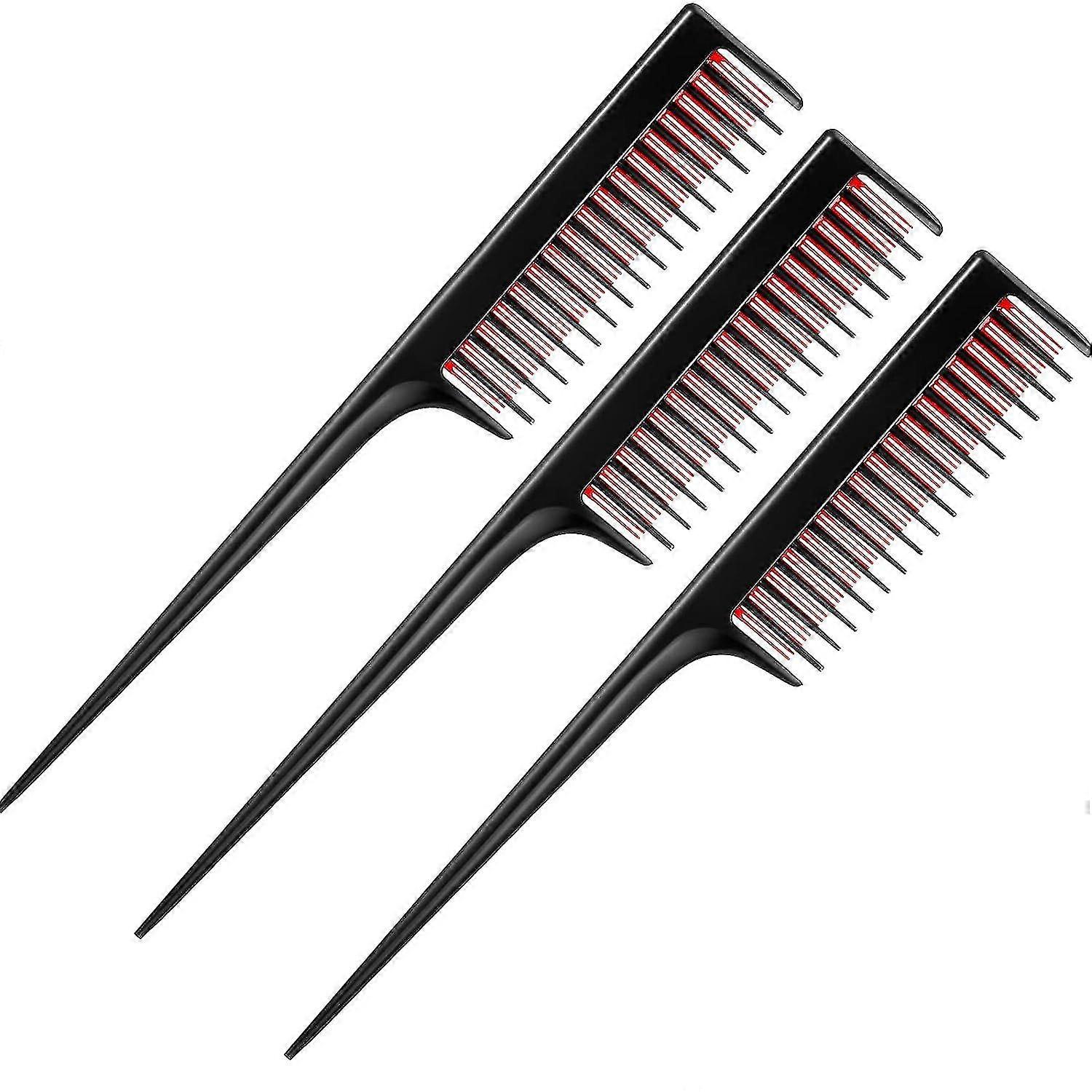 Fine Tooth Metal Tail Pin Styling Combs