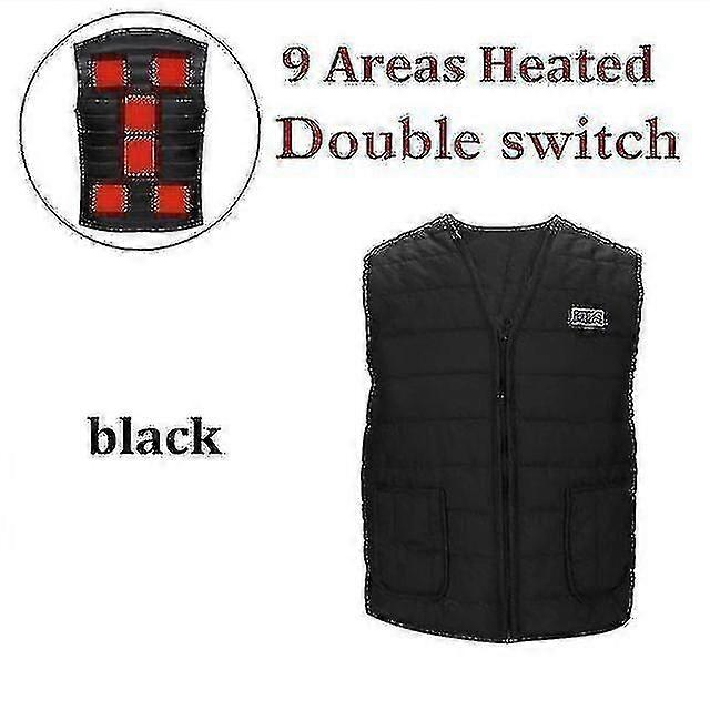 Heated Vest,electric Heated Vest Thermal Gilet Usb Heated Vest Jacket 9 Heating Zones-