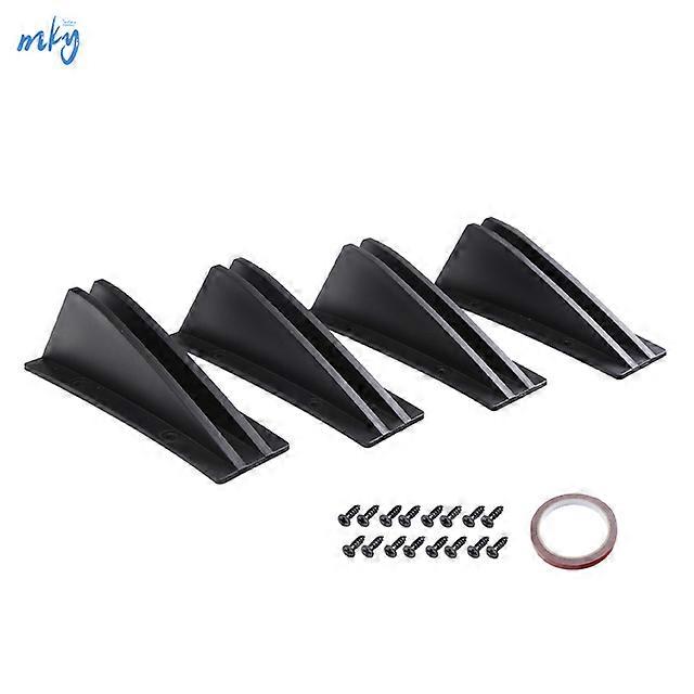 Universal Car Rear Bumper Strip Lip Spoiler Diffuser Splitter Scratch Protector Carbon Fiber Astern Anti-collision Protection