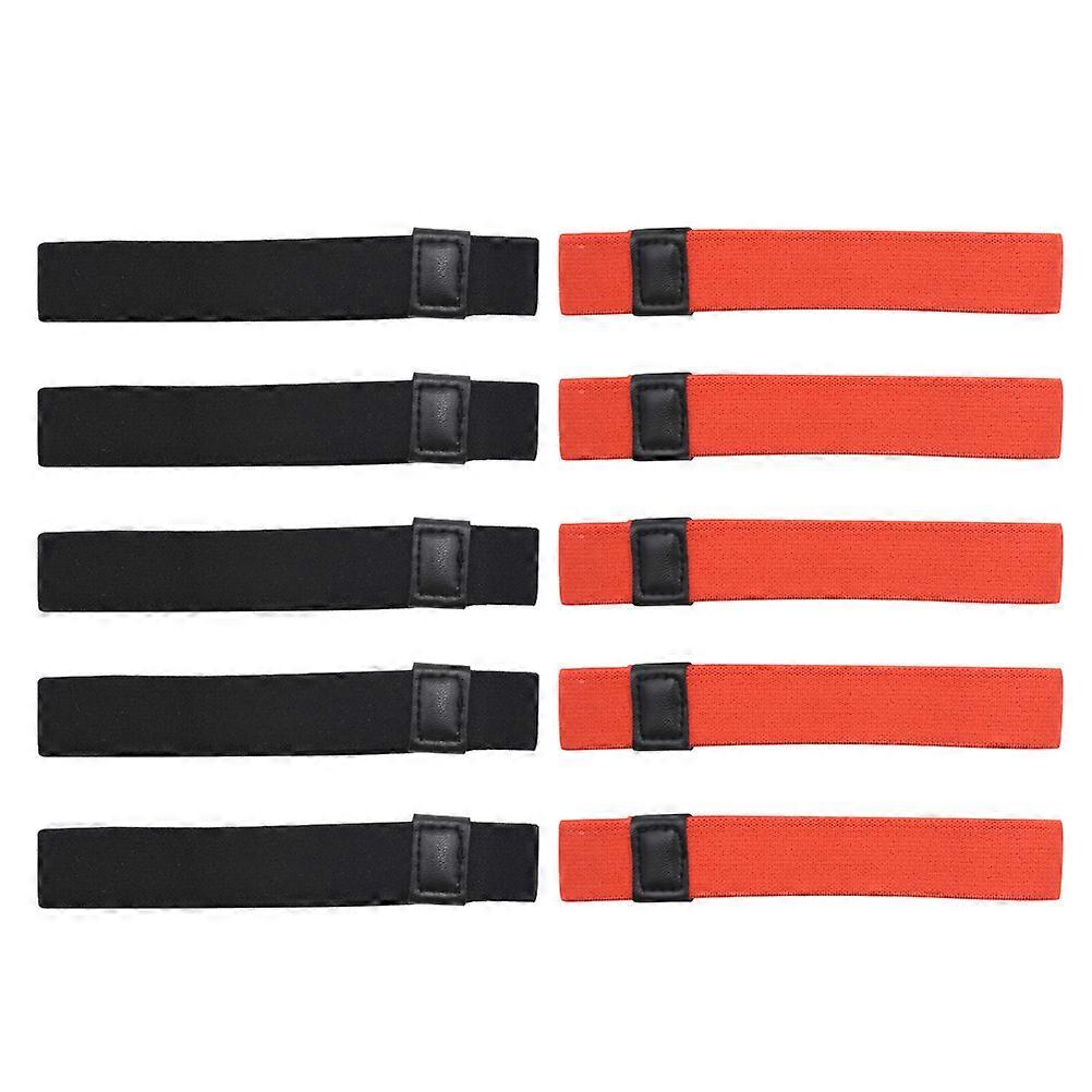 10pcs Practical Double Lunch Box Fixed Strap Home Bento Box Elastic Band