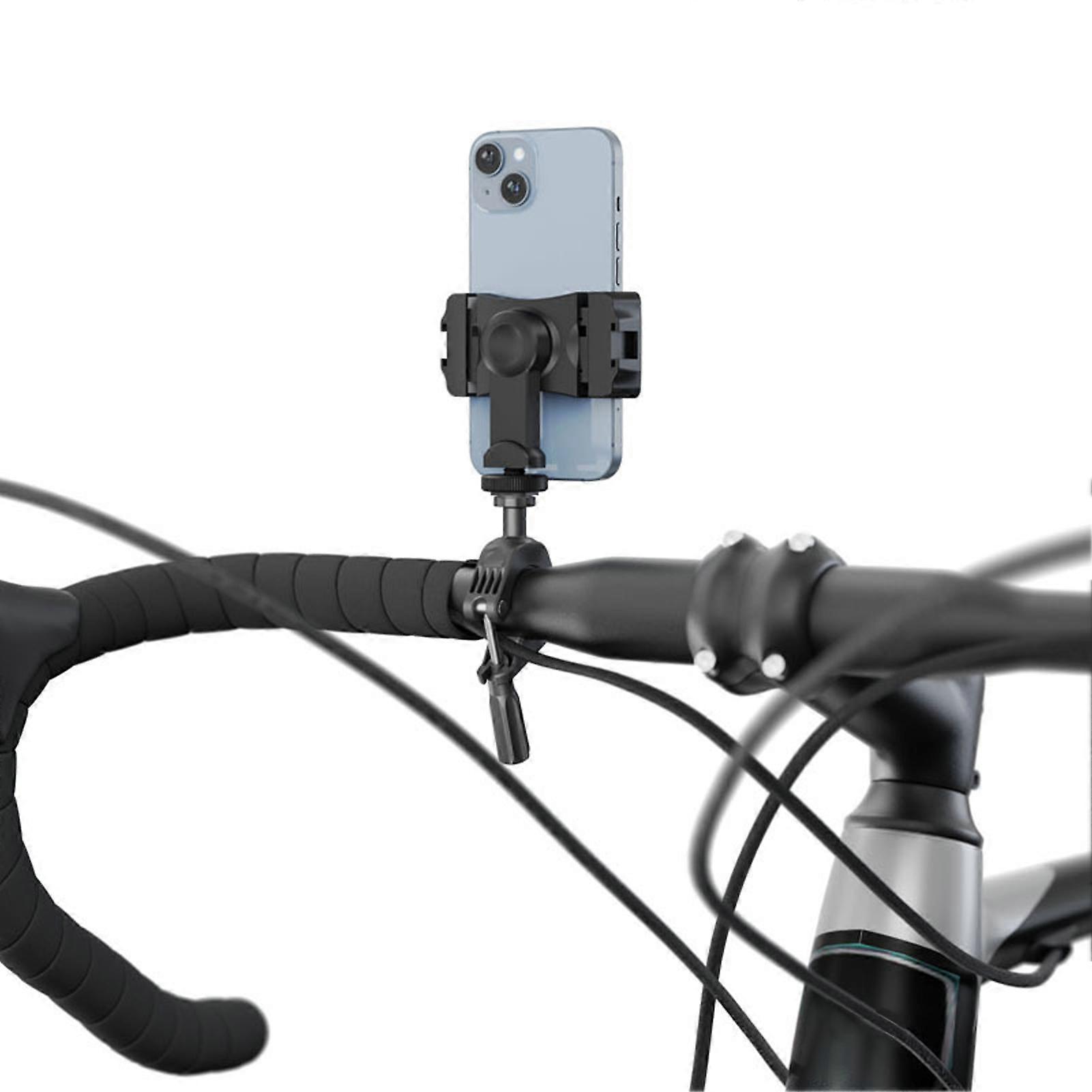 Bike Camera Handlebar Mount Aluminum Alloy Plastic Bike Action Camera Bracket for OSMO Action 3 for Insta 360 X3