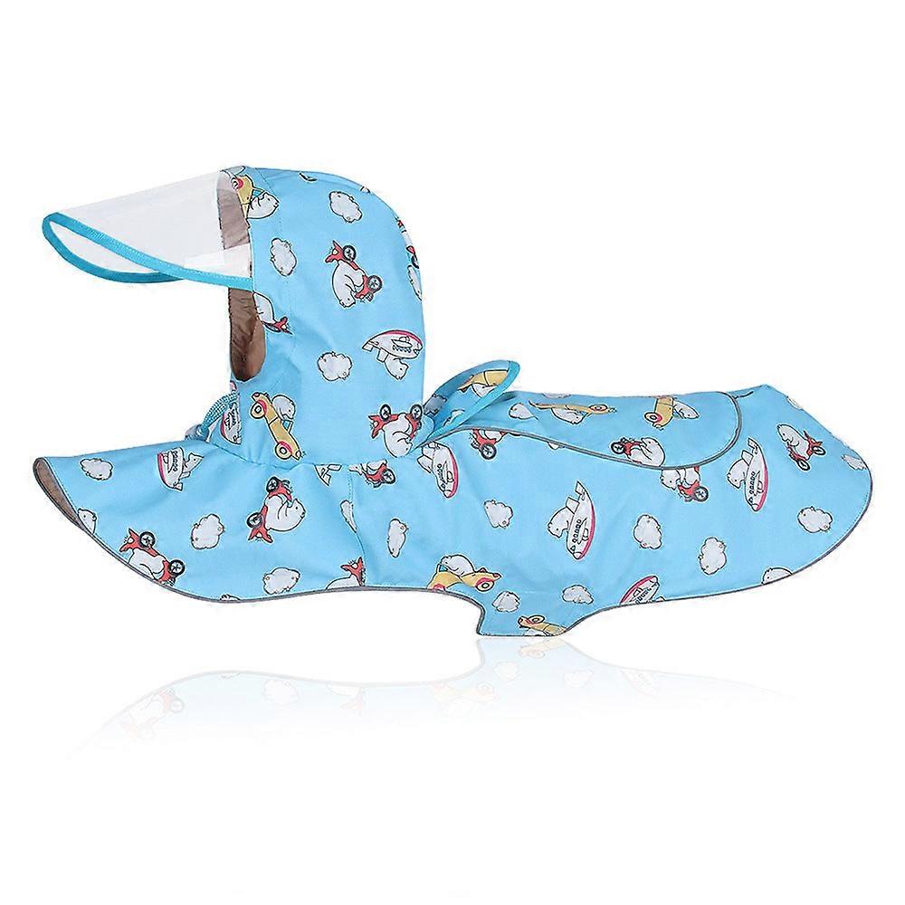 Pet Clothes New Reflective Cape-style Raincoat Medium Large Dog