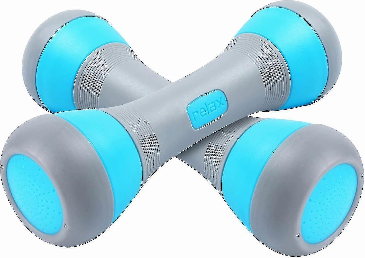 Adjustable Dumbbell Weight Pair, 5-in-1 Weight Options, Non-slip Neoprene Hand, All-purpose, Home