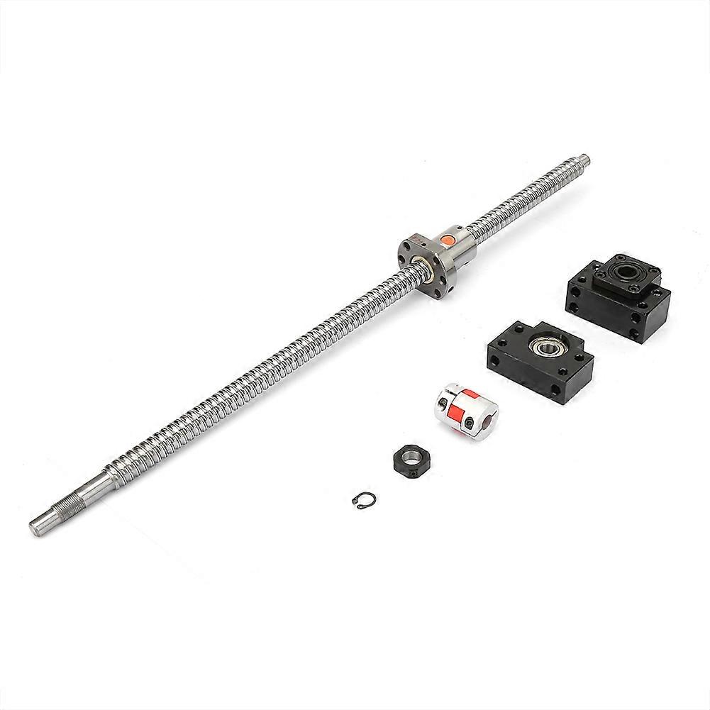 Vis à billes 500mm + écrou BK / BF12 Siège de support 6.35 * 10mm Kit d’accouplement YEMAA