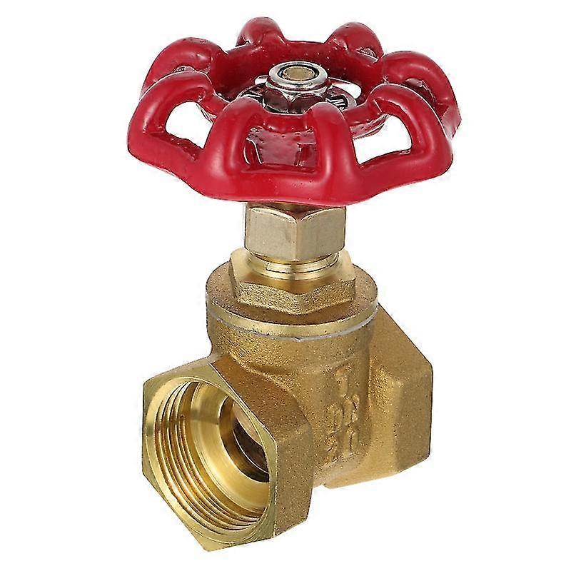 1pc Brass Water Pipe Thickened Pipe Opener Thread Brass Water Gate