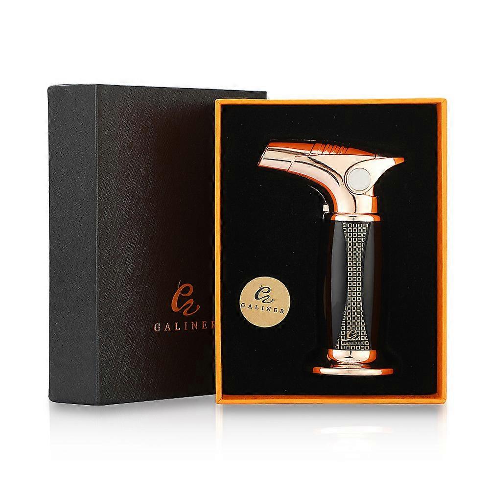 Galiner Cigar Lighter Creative Personality Cigarette Lighter High-Grade Windproof Inflatable Spray Gun Lighter Smoking Accessories
