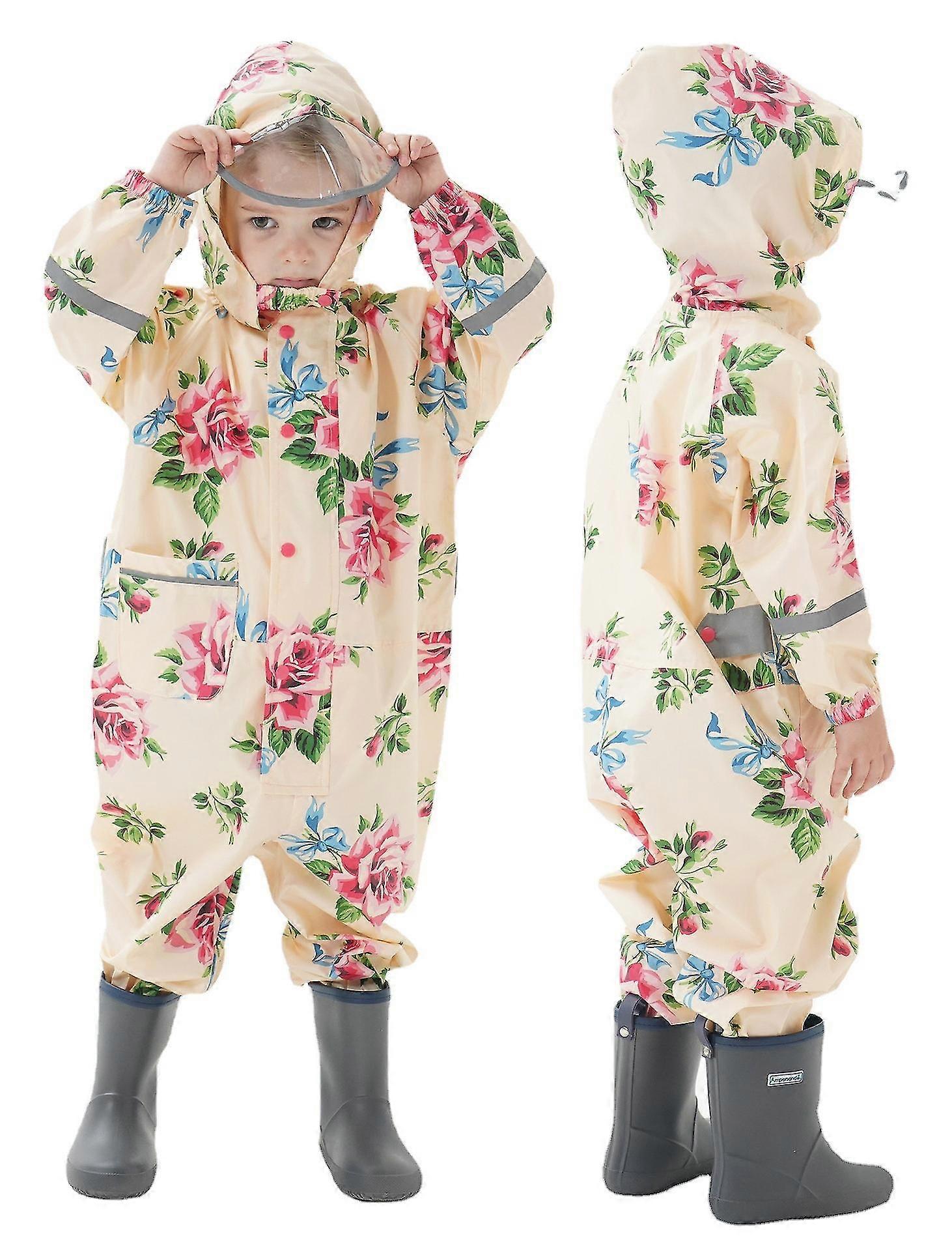 3d Enfants Imperméables Pour Garçons Filles À Capuche Animal Imperméable Vêtements De Pluie Enfants Imperméables Une Pièce Vêtements De Pluie)