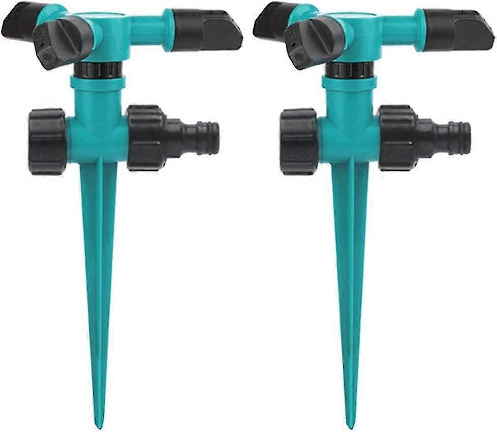 Pcs Garden Sprinkler Automatic Rotating Lawn Watering 360 Degree Lawn Sprinkler Automatic Sprinkler With 3 Rotating Arms For Lawn Plants