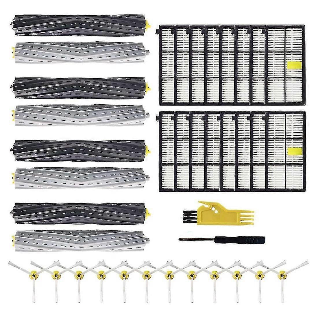 Tangle-free Debris Extractor Filter Side Brush For Irobot Roomba 800
