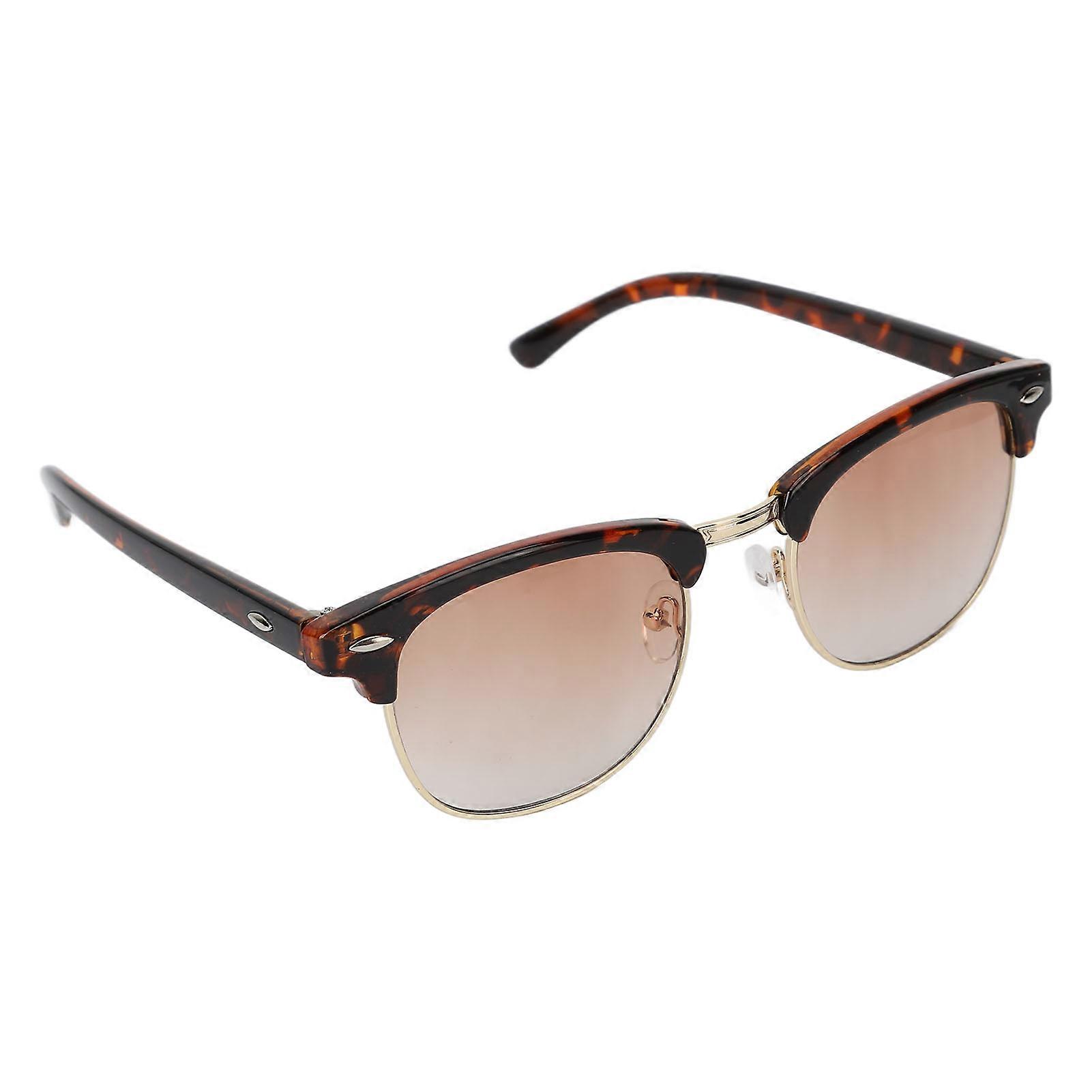 Progressive Multifocus Reading Glasses Progressive Scratch Resistant Photochromic Computer Glasses for Men Women Leopard Print Frame +100