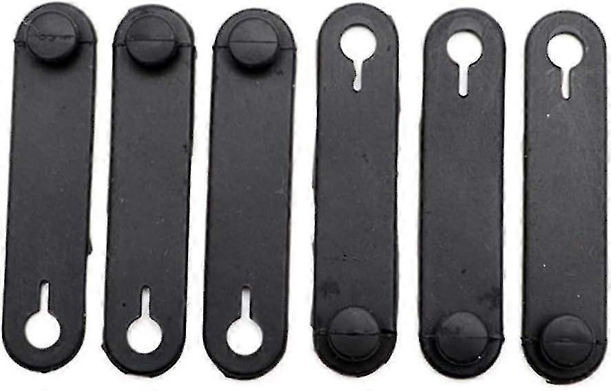 Universal 6 Pcs Cable Ties for Organizing Cables - Black