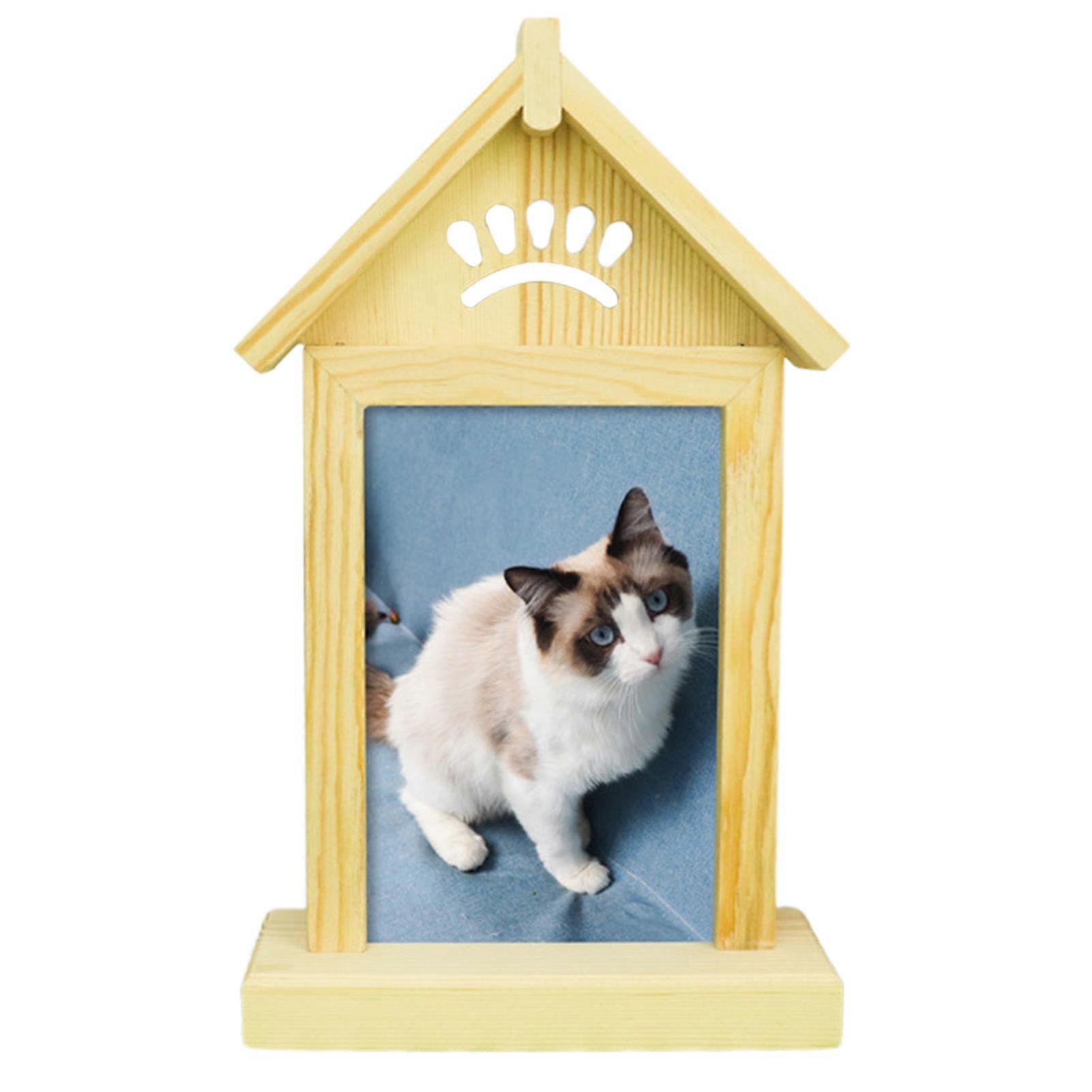 Pet Memorial Photo Frame Stylish Design Premium Quality Material for Animal Lovers Dogs Cats