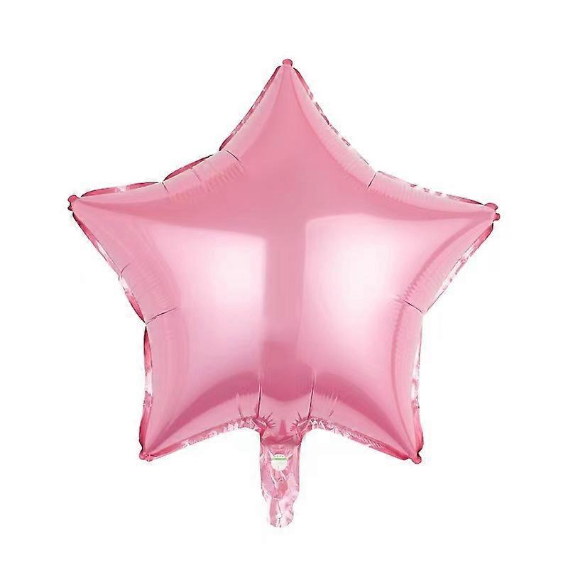 Balão circular coração-dado forma do filme de alumínio do pentagrama de 18 polegadas, forma monocromática do balão da folha de alumínio da placa clara