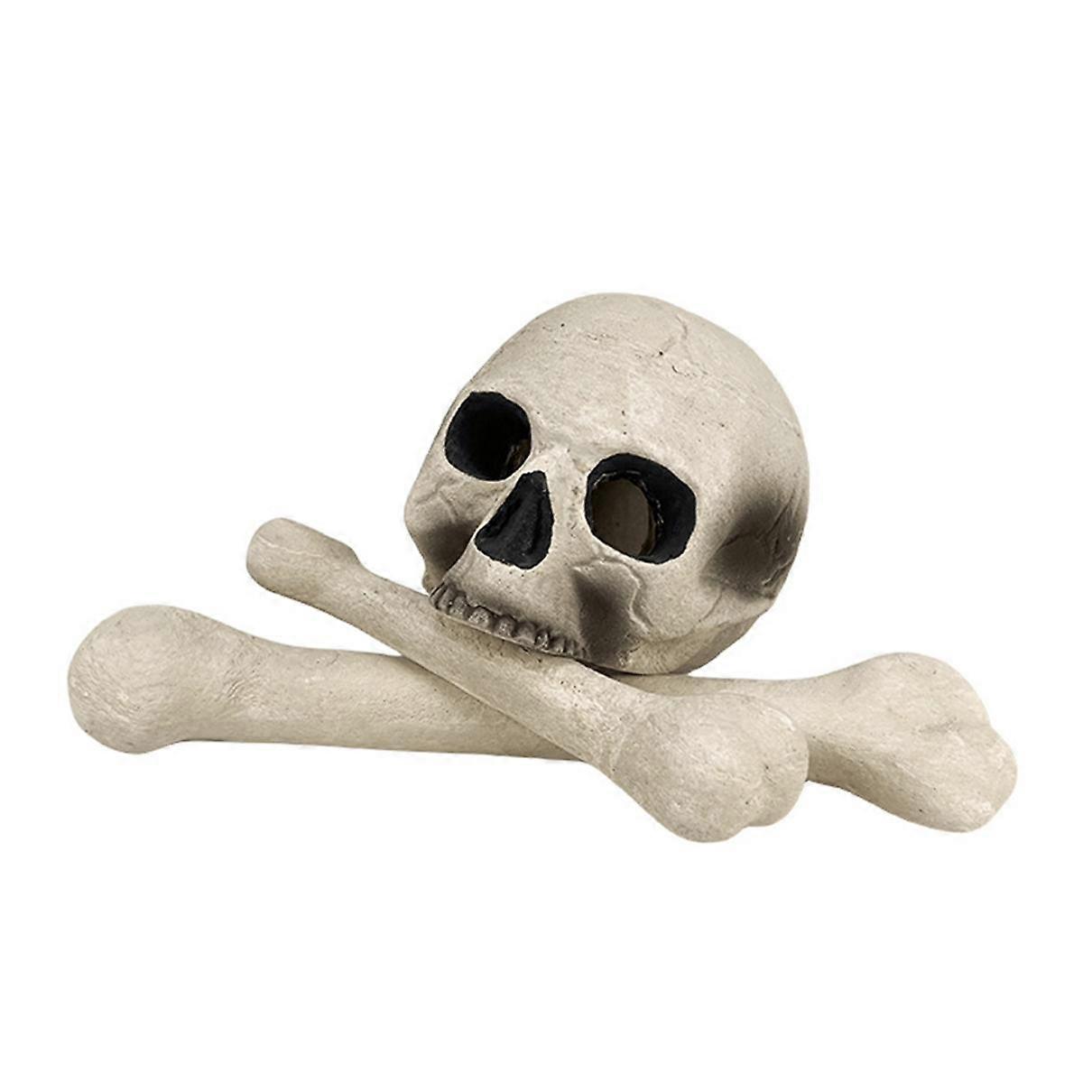Ceramic Skulls for Fire Pit, Reusable Fire Pit Skulls, Fireproof Fire Pit Skull Log for Bonfire, Ca