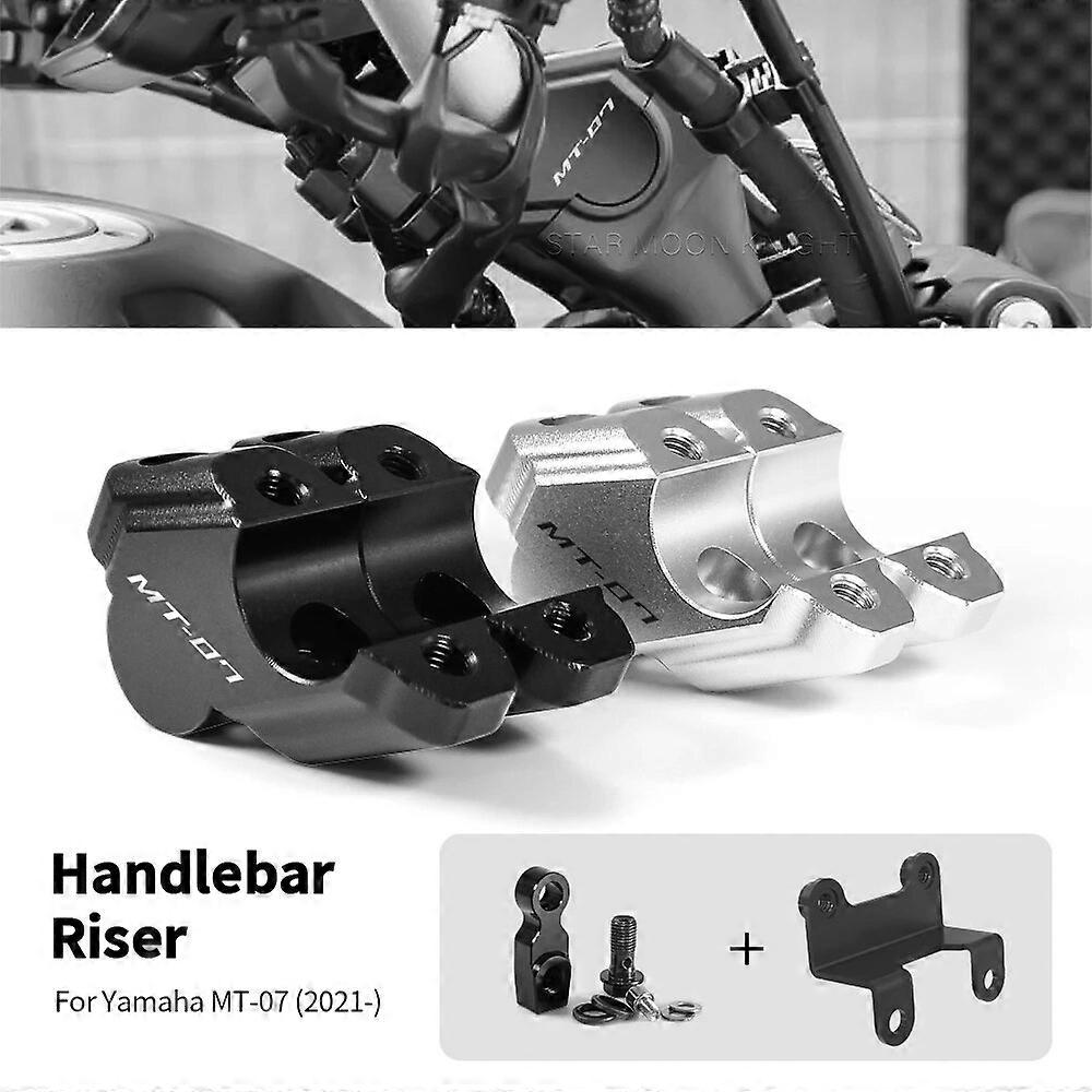Motorsykkel Styre Riser Drag Handle Bar Clamp Extend Adapter For Yamaha MT-07 MT07 MT 07 2021 2022 2023 -