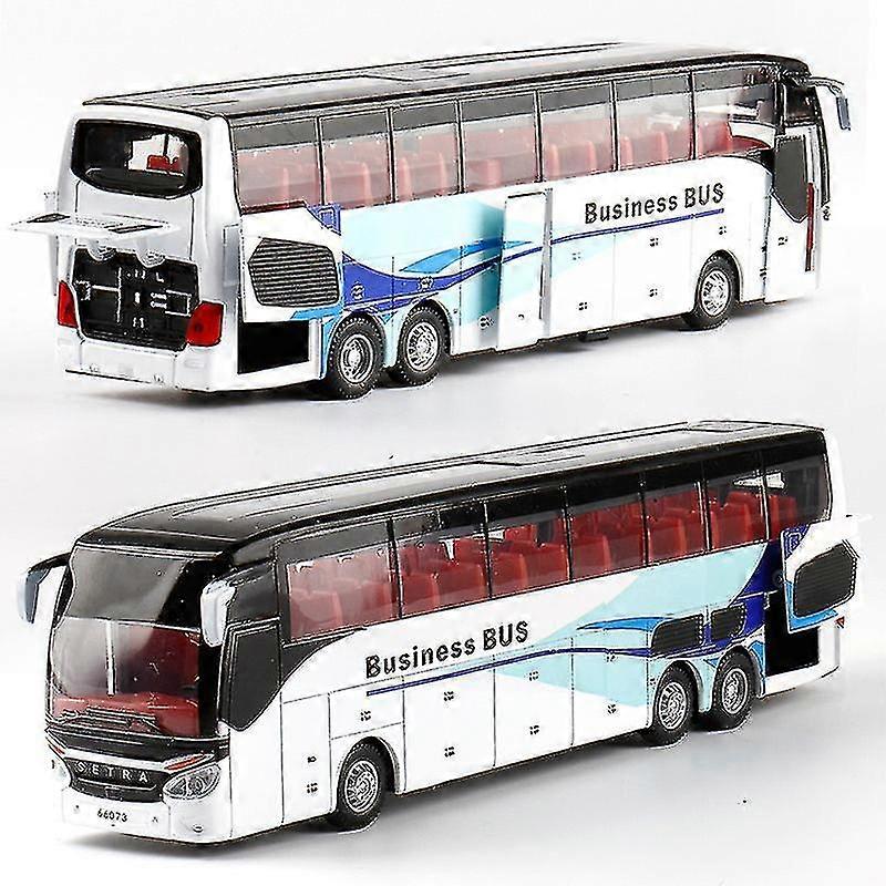 New Product 1:32 Alloy Bus ,high Imitat Double Sightseeing Bus,flash Toy Vehicle