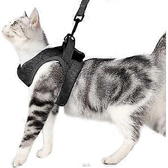 Ultralight Cat Harness And Leash Soft And Comfortable Kitten Collar Running Cat Walking Jacket, Leak Proof Suitable For Puppies Rabbits
