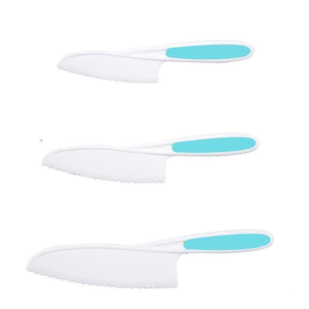 3pcs Children Cake Kindergarten Vegetable Knife Bread Dessert Knife D