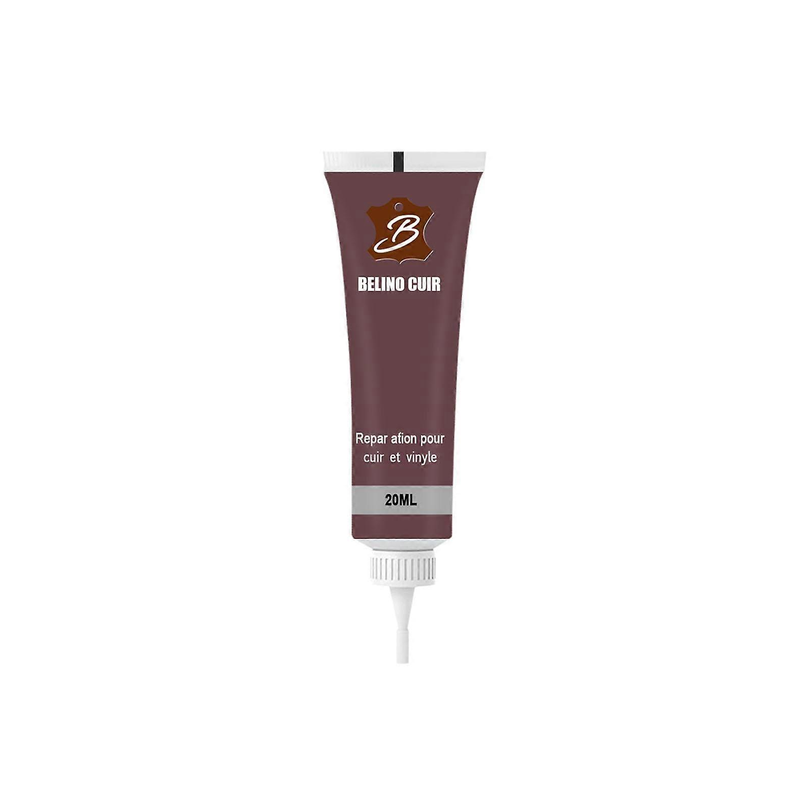 2x Läderfinish Bil Läder Reparation Gel Bilstol Läder Kompletterande Renovering Krämfärg För Bilunderhåll Paste 20ml