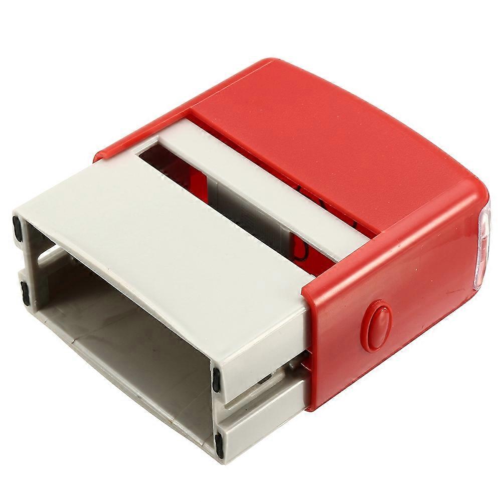 DIY Personalized Custom 3 Line Business Name Address Self Inking Rubber Stamp