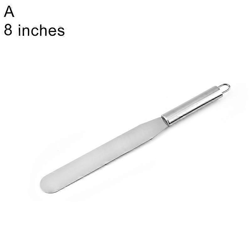 Cream Spatula Labor-saving Rust-proof Stainless Steel Multi-function Cream Scraper Baking Tool for Home KAESI