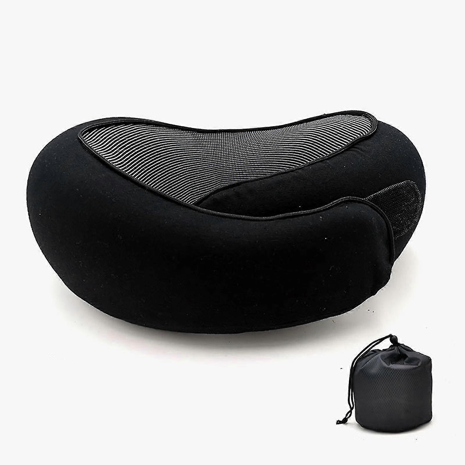 Almohada de viaje - Almohada de viaje para el cuello, Almohada de espuma viscoelástica para el cuello de viaje para aviones, Almohada de viaje para el cuello