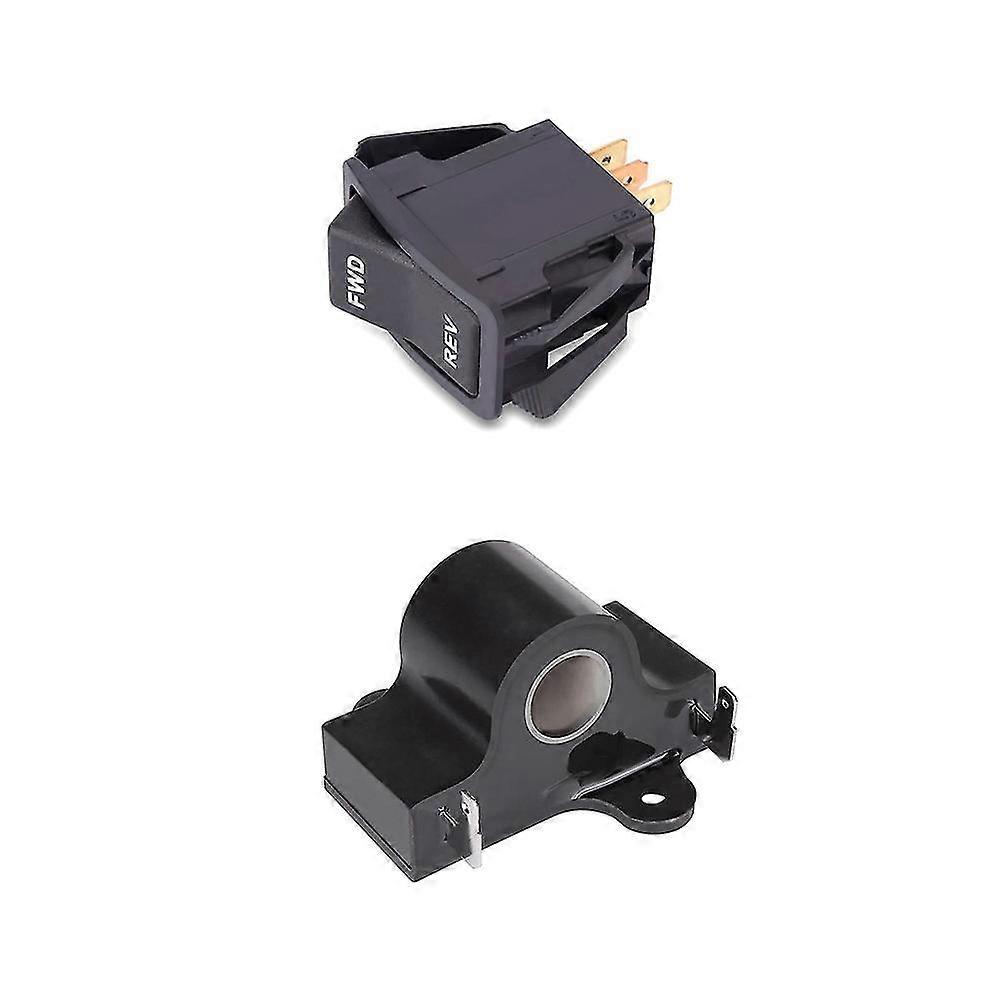 1 Pcs Golf Cart Forward Reverse Switch Assembly & 1 Pcs Inductive Throttle Sensor For Electric Golf