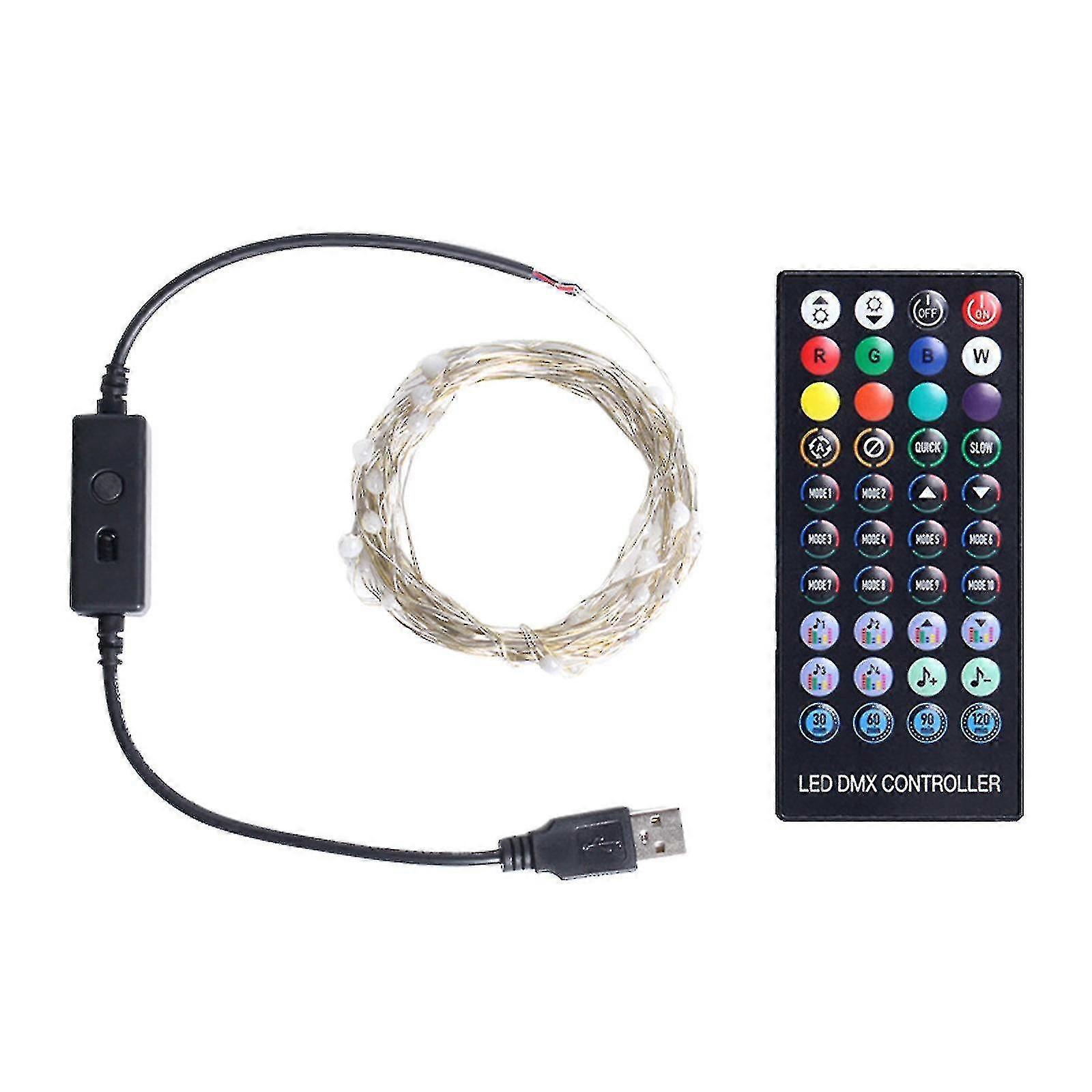 Led Christmas Day Mood Light String Decorates A Unique Christmas Tree