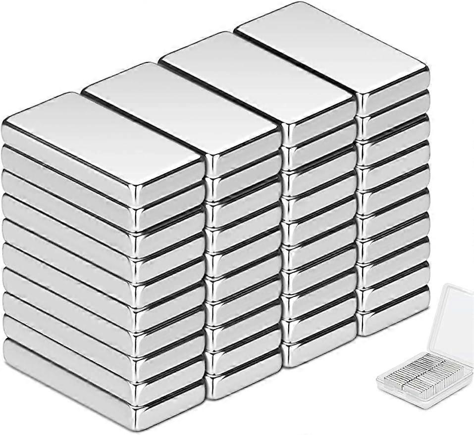 10 Piece Square Magnet, 20x10x3 mm Premium Strong Magnets for Fridge, Magnetic Boards, Arts, Crafts, Hobbies and Organization