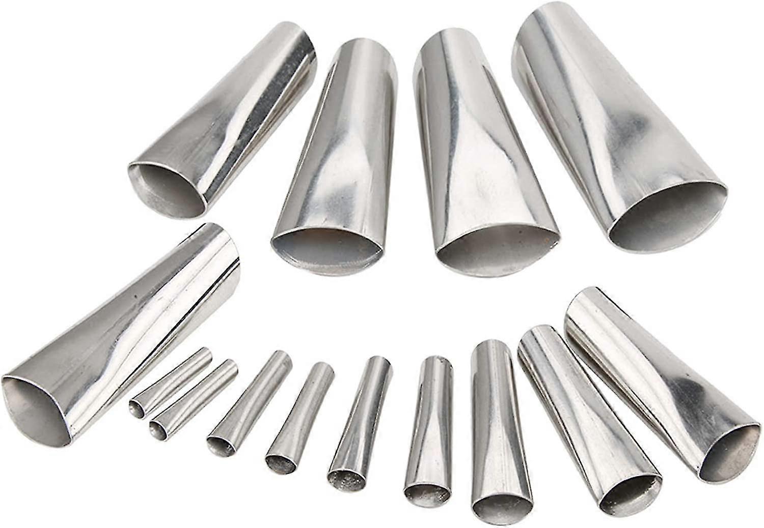 14pcs Stainless Steel Caulking Nozzle