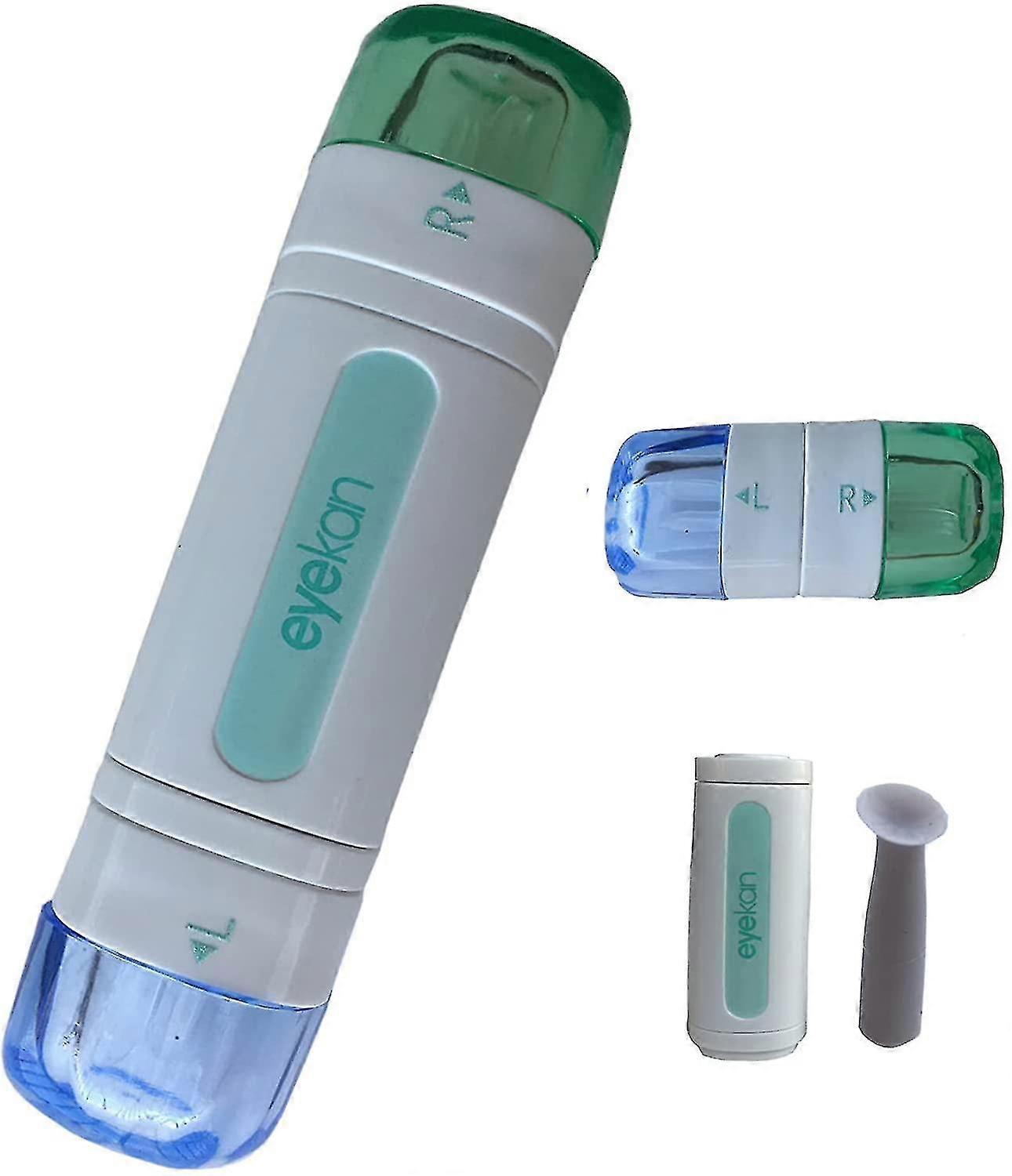 Hard Contact Lens Case With Plunger, Semi-scleral Design Lens Insert Tool And Remover, Portable Contact Lens Care Storage Container Box