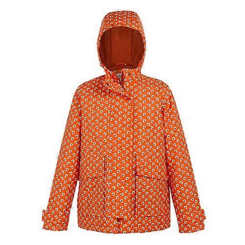 Regatta Womens/Ladies Orla Kiely Clover Mid Length Waterproof Jacket