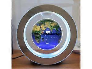 磁気浮上フローティンググローブ - 教育用LEDライト付き浮遊O字型グローブホームデスクデコレーション - 誕生日、ホリデーパーティー、クリスマス、ギ