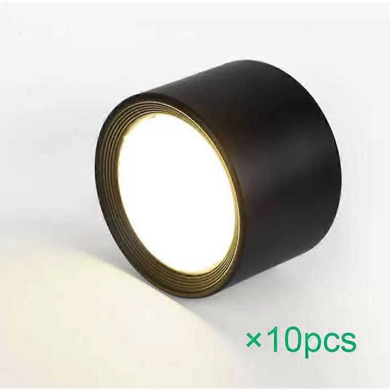 Nordic modern surface mounted downlight LED ceiling light spotlight three light color conversion LED downlight indoor lighting